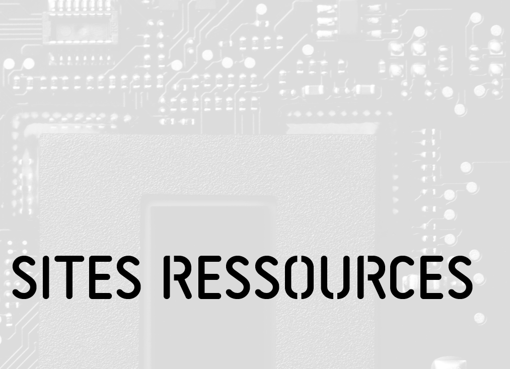 Sites ressources à consulter