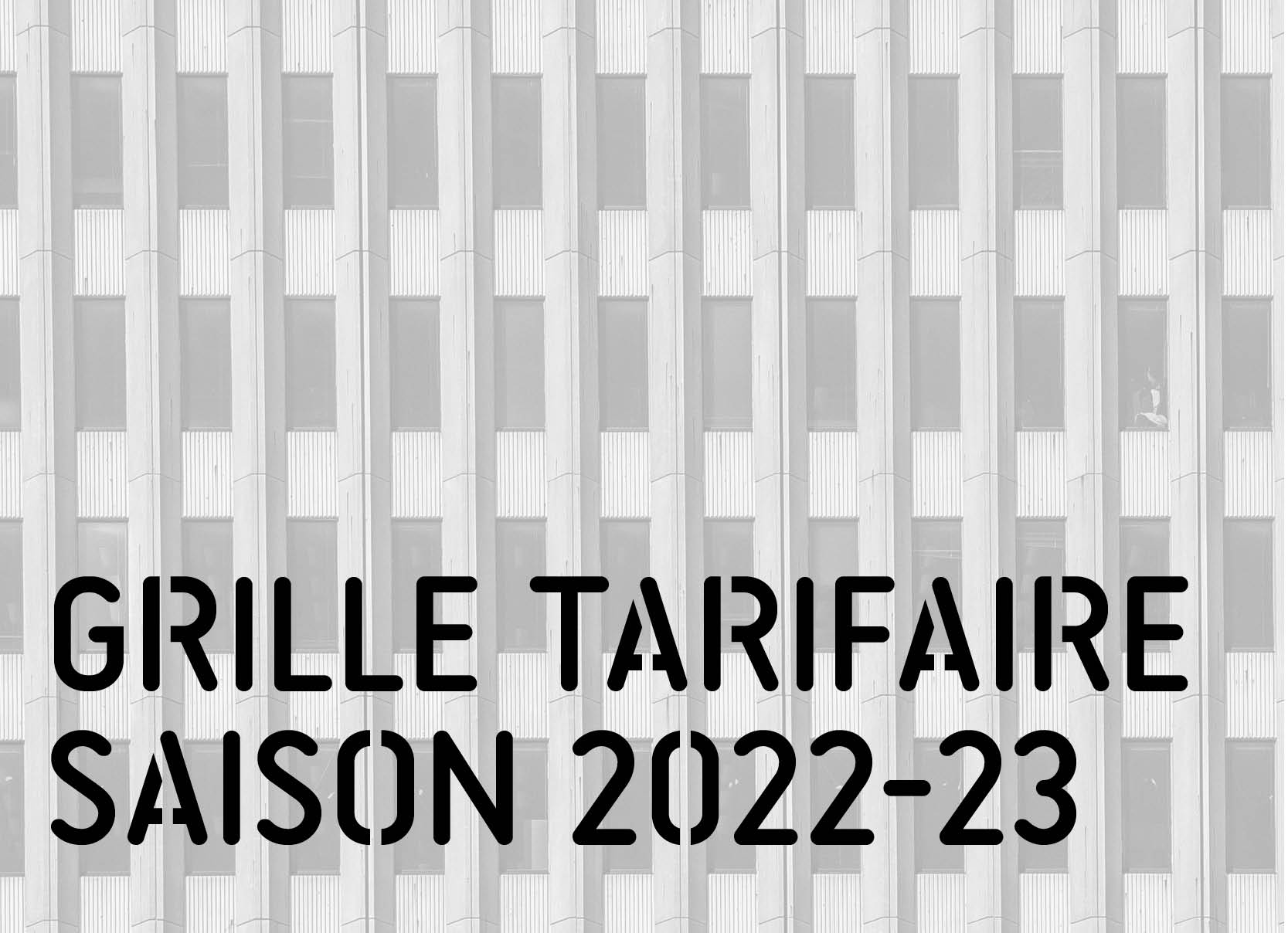 vignettes pour menu Grille tariffaire 22-23